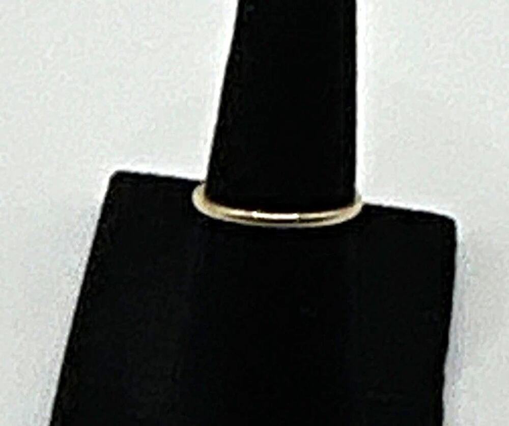 Vintage 14k Yellow Gold Band Ring Size 5.25 Wedding Band